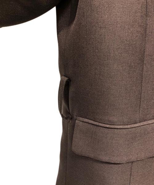 Snidel（スナイデル）Snidel (スナイデル) ノーカラージャケット ブラウン サイズ:FREEの古着・服飾アイテム