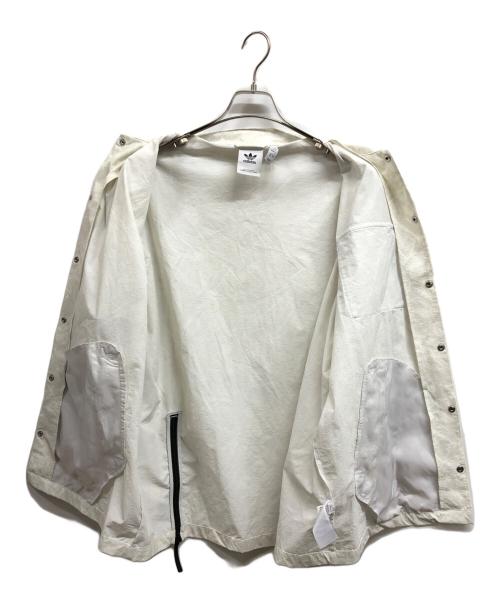 adidas（アディダス）adidas (アディダス) インモーション コーチジャケット アイボリー サイズ:Mの古着・服飾アイテム