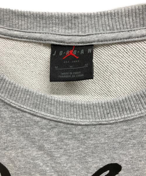 JORDAN（ジョーダン）JORDAN (ジョーダン) プリントスウェット グレー サイズ:Mの古着・服飾アイテム