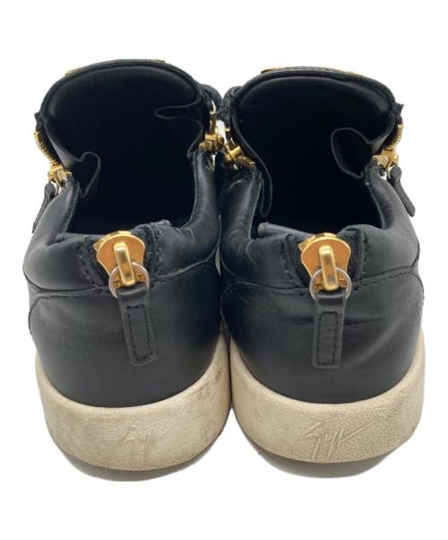 GIUSEPPE ZANOTTI（ジュゼッペザノッティ）GIUSEPPE ZANOTTI (ジュゼッペザノッティ) ローカットスニーカー/	GIUSEPPE ZANOTTIスニーカー ブラック サイズ:43の古着・服飾アイテム