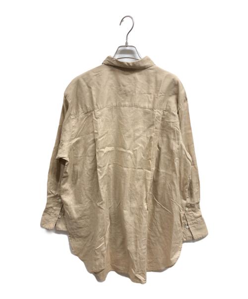 Spick and Span（スピック＆スパン）Spick and Span (スピック＆スパン) コットンリネンルーズシャツ ベージュ サイズ:FREEの古着・服飾アイテム