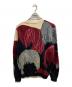 KENZO (ケンゾー) クルーネックニット ブラック×ベージュ サイズ:M：6000円