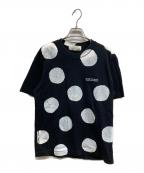 10 corso como COMME des GARCONSディエチコルソコモ・コムデギャルソン）の古着「ドット柄Tシャツ」｜ブラック
