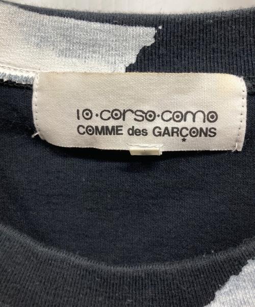10 corso como COMME des GARCONS（ディエチコルソコモ・コムデギャルソン）10 corso como COMME des GARCONS (ディエチコルソコモ・コムデギャルソン) ドット柄Tシャツ ブラック サイズ:Mの古着・服飾アイテム