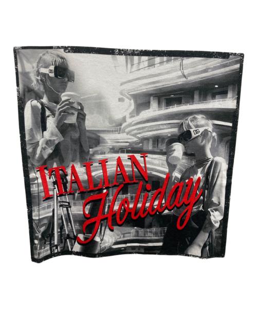 DOLCE & GABBANA（ドルチェ＆ガッバーナ）DOLCE & GABBANA (ドルチェ＆ガッバーナ) ITALIAN HOLIDAY Tシャツ ホワイト サイズ:48の古着・服飾アイテム