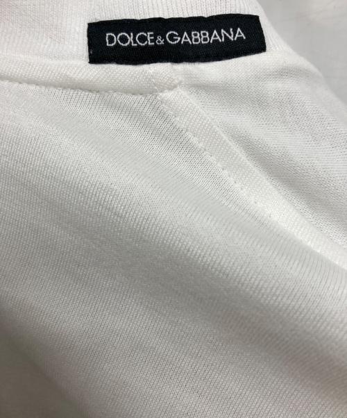 DOLCE & GABBANA（ドルチェ＆ガッバーナ）DOLCE & GABBANA (ドルチェ＆ガッバーナ) ITALIAN HOLIDAY Tシャツ ホワイト サイズ:48の古着・服飾アイテム