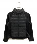 Calvin Kleinカルバンクライン）の古着「Mixed Media Puffer Jacket」｜ブラック