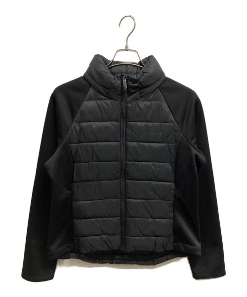 Calvin Klein（カルバンクライン）Calvin Klein (カルバンクライン) Mixed Media Puffer Jacket ブラック サイズ:Lの古着・服飾アイテム
