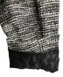 中古・古着 KARL LAGERFELD (カール ラガーフェルド) CROPPED METALLIC TWEED CO-ORD JACKET グレー サイズ:12：7000円