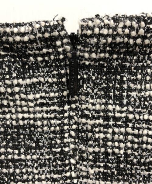Karl Lagerfeld（カール ラガーフェルド）KARL LAGERFELD (カール ラガーフェルド) Metallic Tweed Mini Co Ord Dress グレー サイズ:12の古着・服飾アイテム