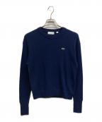 LACOSTEラコステ）の古着「レスポンシブルウールニットセーター/LACOSTE/ニット」｜ネイビー