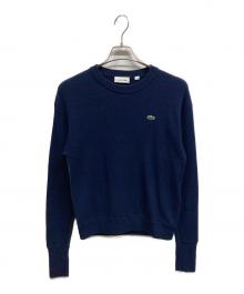 LACOSTE（ラコステ）の古着「レスポンシブルウールニットセーター/LACOSTE/ニット」｜ネイビー