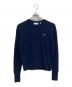 LACOSTE（ラコステ）の古着「レスポンシブルウールニットセーター/LACOSTE/ニット」｜ネイビー