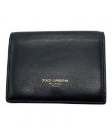 DOLCE & GABBANA（ドルチェ＆ガッバーナ）の古着「3つ折り財布」｜ブラック