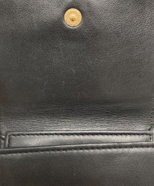 DOLCE & GABBANA（ドルチェ＆ガッバーナ）DOLCE & GABBANA (ドルチェ＆ガッバーナ) 3つ折り財布 ブラックの古着・服飾アイテム