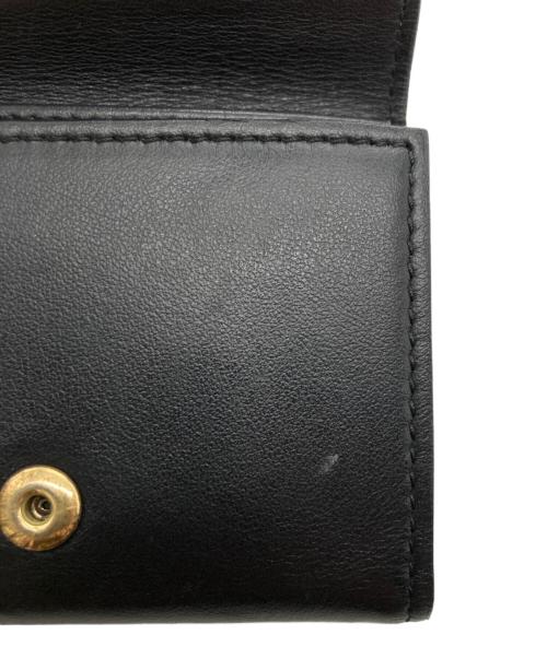 DOLCE & GABBANA（ドルチェ＆ガッバーナ）DOLCE & GABBANA (ドルチェ＆ガッバーナ) 3つ折り財布 ブラックの古着・服飾アイテム