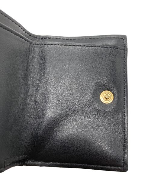 DOLCE & GABBANA（ドルチェ＆ガッバーナ）DOLCE & GABBANA (ドルチェ＆ガッバーナ) 3つ折り財布 ブラックの古着・服飾アイテム
