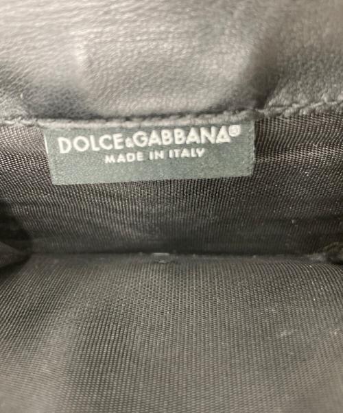 DOLCE & GABBANA（ドルチェ＆ガッバーナ）DOLCE & GABBANA (ドルチェ＆ガッバーナ) 3つ折り財布 ブラックの古着・服飾アイテム