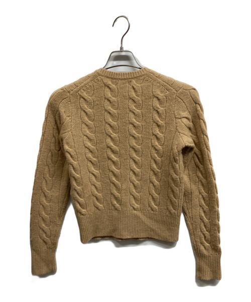 POLO RALPH LAUREN（ポロ・ラルフローレン）POLO RALPH LAUREN (ポロ・ラルフローレン) カシミヤ混カーディガン ベージュ サイズ:XSの古着・服飾アイテム