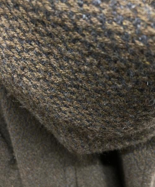 icristalli（アイクリスタリー）icristalli (アイクリスタリー) カシミヤコート ブラウン サイズ:FREEの古着・服飾アイテム