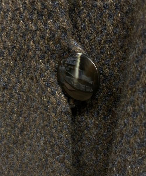 icristalli（アイクリスタリー）icristalli (アイクリスタリー) カシミヤコート ブラウン サイズ:FREEの古着・服飾アイテム