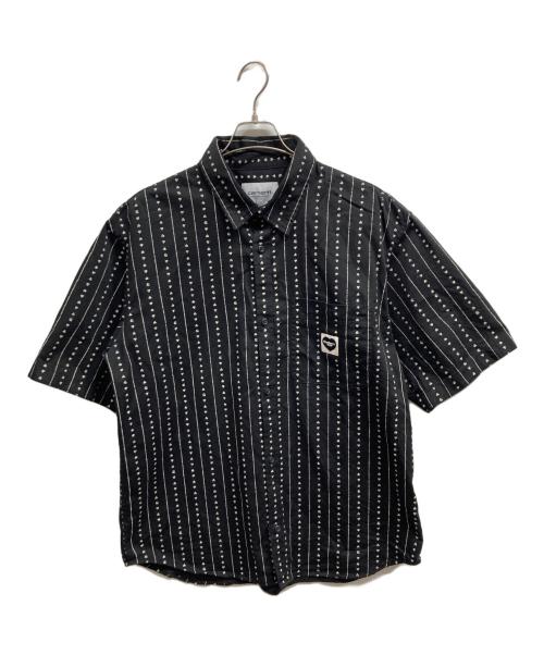 Carhartt WIP（カーハート ワーク イン プログレス）CARHARTT WIP (カーハート ワーク イン プログレス) S/S DREWE SHIRT ブラック サイズ:Lの古着・服飾アイテム