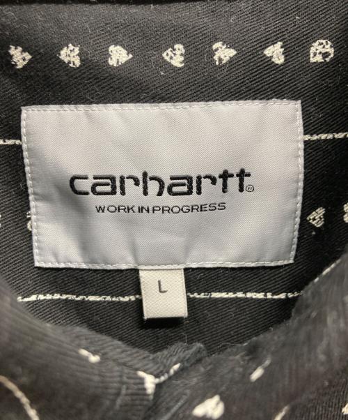 Carhartt WIP（カーハート ワーク イン プログレス）CARHARTT WIP (カーハート ワーク イン プログレス) S/S DREWE SHIRT ブラック サイズ:Lの古着・服飾アイテム