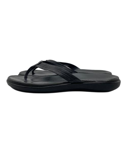ISLAND SLIPPER（アイランドスリッパ）ISLAND SLIPPER (アイランドスリッパ) レザートングサンダル ブラック サイズ:2の古着・服飾アイテム