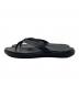ISLAND SLIPPER (アイランドスリッパ) レザートングサンダル ブラック サイズ:2：5000円