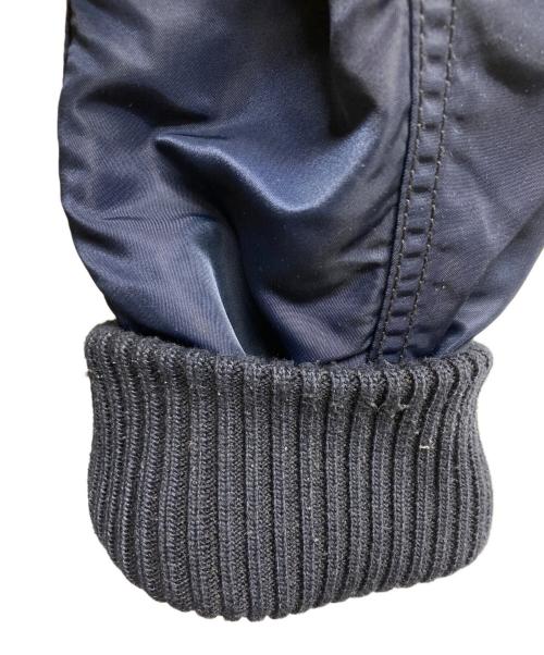 ALPHA（アルファ）ALPHA (アルファ) HOODED RIB JACKET ネイビー サイズ:Mの古着・服飾アイテム