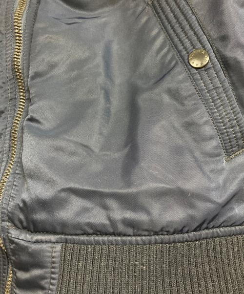 ALPHA（アルファ）ALPHA (アルファ) HOODED RIB JACKET ネイビー サイズ:Mの古着・服飾アイテム