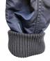 中古・古着 ALPHA (アルファ) HOODED RIB JACKET ネイビー サイズ:M：8000円