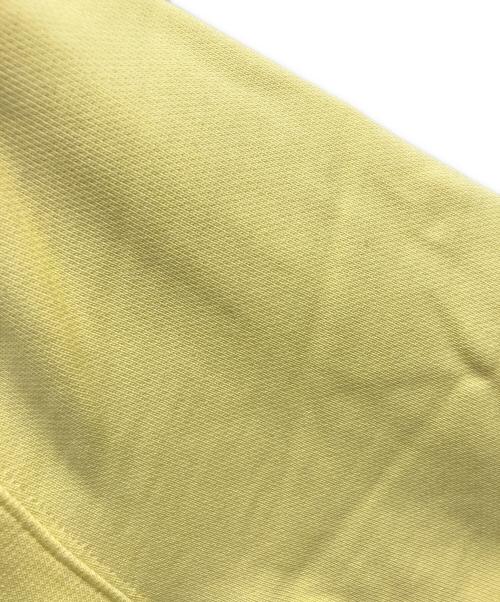 LACOSTE（ラコステ）LACOSTE (ラコステ) フロッキークロックプリントスウェットシャツ イエロー サイズ:36の古着・服飾アイテム