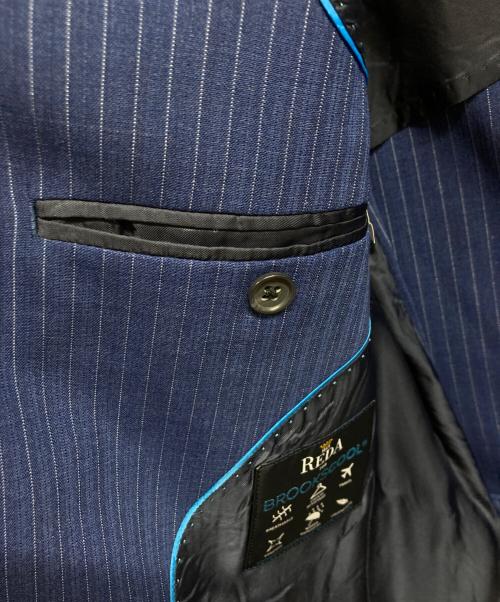 BROOKS BROTHERS（ブルックスブラザーズ）BROOKS BROTHERS (ブルックスブラザーズ) ストライプセットアップスーツ ネイビー サイズ:38S/W32の古着・服飾アイテム