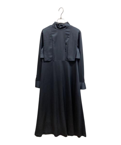 Ameri（アメリ）AMERI (アメリ) クリオネベルテッドドレス ブルー サイズ:Sの古着・服飾アイテム
