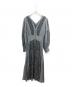 AMERI（アメリ）の古着「MEDI EMBROIDERY TULLE LACE DRESS」｜ブルー