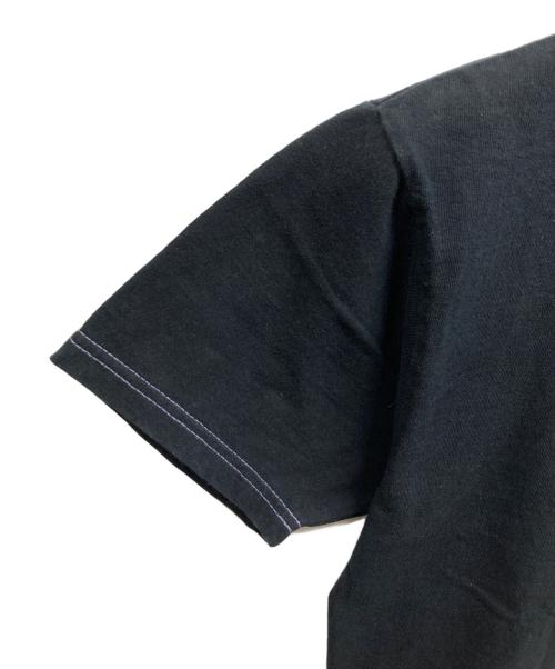 THE FLAT HEAD（ザ・フラットヘッド）THE FLAT HEAD (ザ・フラットヘッド) プリントTシャツ ブラック サイズ:38の古着・服飾アイテム
