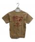 THE FLAT HEAD (ザ・フラットヘッド) プリントTシャツ ベージュ サイズ:40：5000円