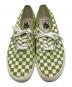 VANS (ヴァンズ) チェッカーボードローカットスニーカー ホワイト×グリーン サイズ:29：5000円