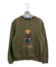 POLO RALPH LAUREN（ポロ・ラルフローレン）の古着「ポロベアスウェット/POLO RALPH LAUREN」｜カーキ