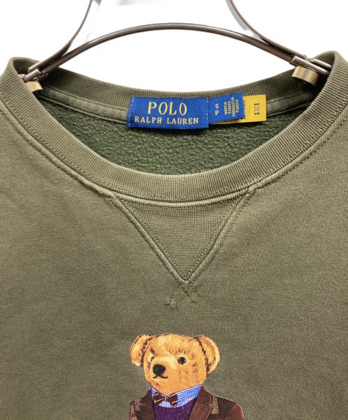 POLO RALPH LAUREN（ポロ・ラルフローレン）POLO RALPH LAUREN (ポロ・ラルフローレン) ポロベアスウェット/POLO RALPH LAUREN カーキ サイズ:Sの古着・服飾アイテム