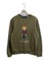 POLO RALPH LAUREN（ポロ・ラルフローレン）の古着「ポロベアスウェット/POLO RALPH LAUREN」｜カーキ