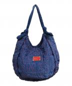 Marc by Marc Jacobsマークバイマークジェイコブス）の古着「ナイロンキルティングバッグ/Marc by Marc Jacobs」｜ブルー