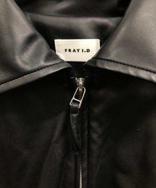FRAY ID（フレイ アイディー）FRAY ID (フレイ アイディー) ステンカラードロストギャザーブルゾン ブラック サイズ:1の古着・服飾アイテム