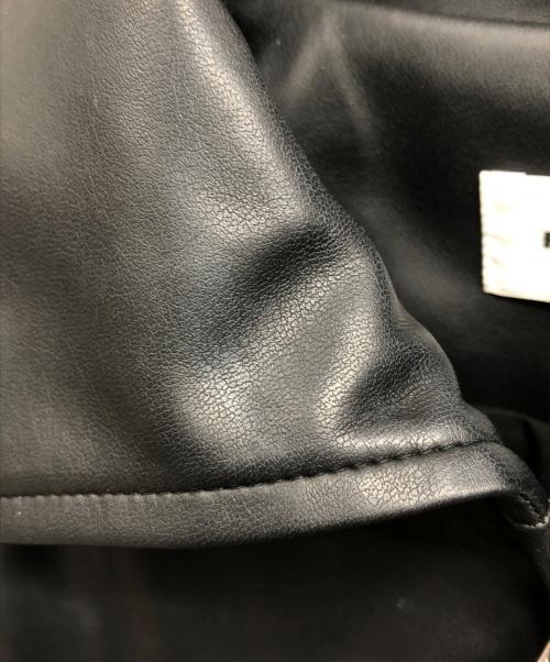 FRAY ID（フレイ アイディー）FRAY ID (フレイ アイディー) ステンカラードロストギャザーブルゾン ブラック サイズ:1の古着・服飾アイテム