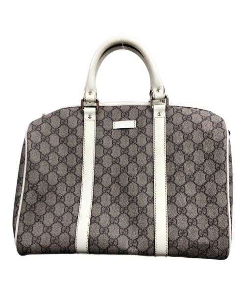 GUCCI（グッチ）GUCCI (グッチ) ボストンバッグ ベージュの古着・服飾アイテム