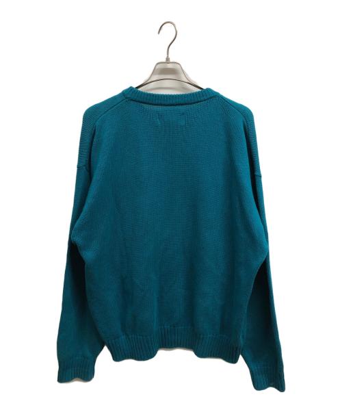Eddie Bauer（エディーバウアー）Eddie Bauer (エディーバウアー) コットンニット/	Eddie Bauer/ニット ブルー サイズ:XLの古着・服飾アイテム