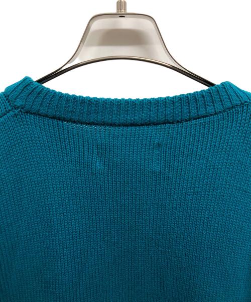 Eddie Bauer（エディーバウアー）Eddie Bauer (エディーバウアー) コットンニット/	Eddie Bauer/ニット ブルー サイズ:XLの古着・服飾アイテム