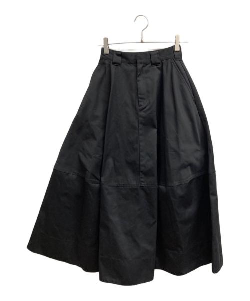ELENDEEK（エレンディーク）ELENDEEK (エレンディーク) Dickies (ディッキーズ) ボリュームフレアスカート ブラック サイズ:1 未使用品の古着・服飾アイテム
