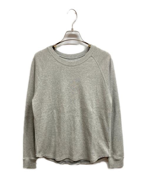 Plage（プラージュ）Plage (プラージュ) premiumフライス long Tシャツ/Plage グレー サイズ:FREEの古着・服飾アイテム